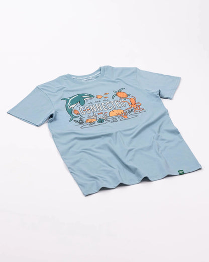 All Connected Unisex Tee – Morning Mist