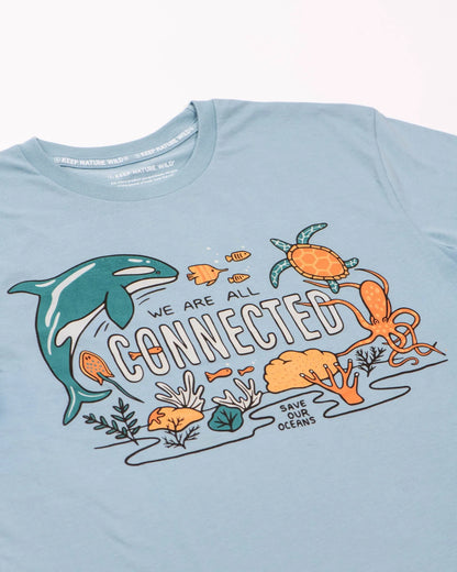 All Connected Unisex Tee – Morning Mist