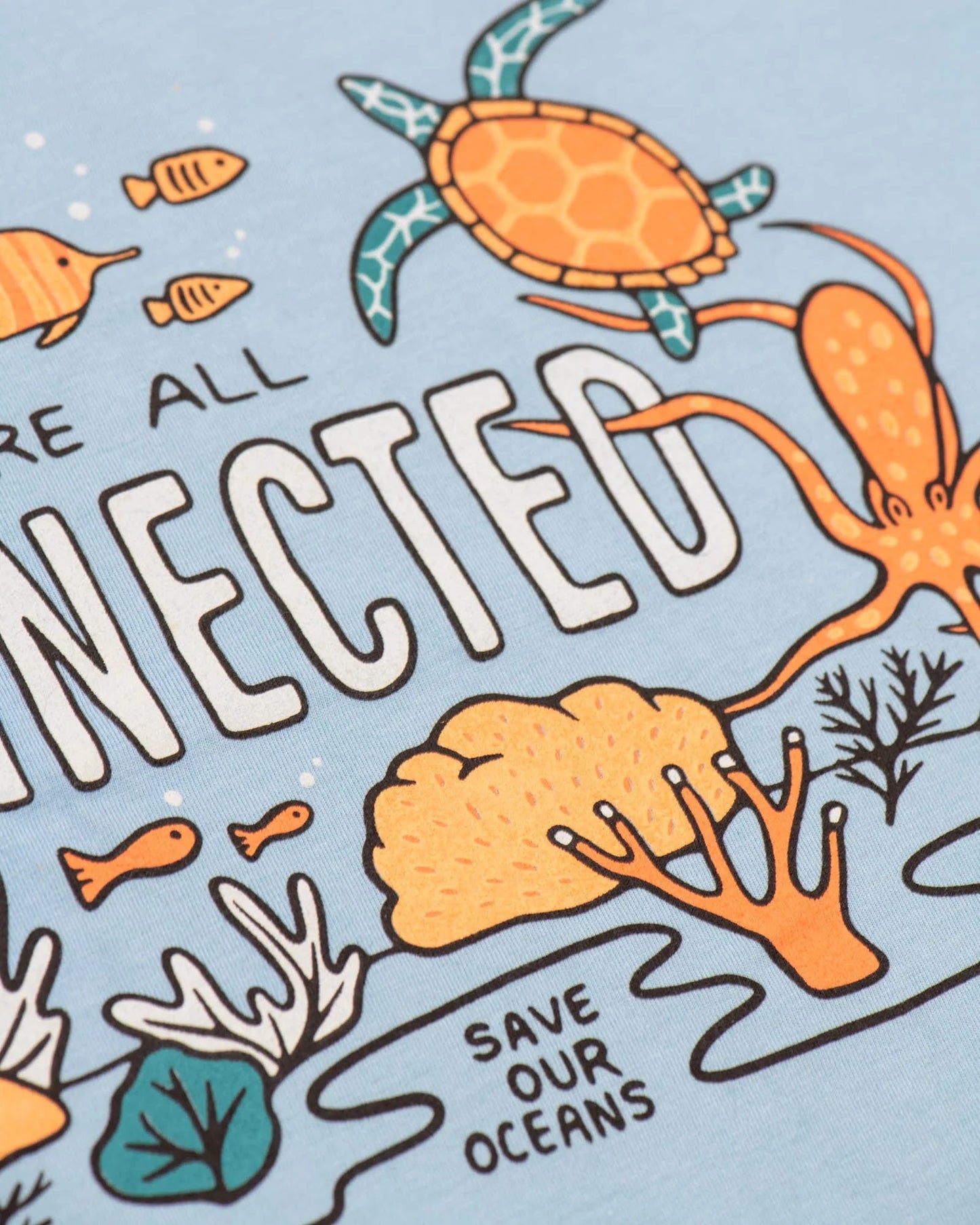 All Connected Unisex Tee – Morning Mist