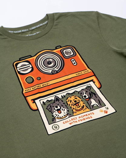 Collect Moments with Friends Unisex Tee – Olive