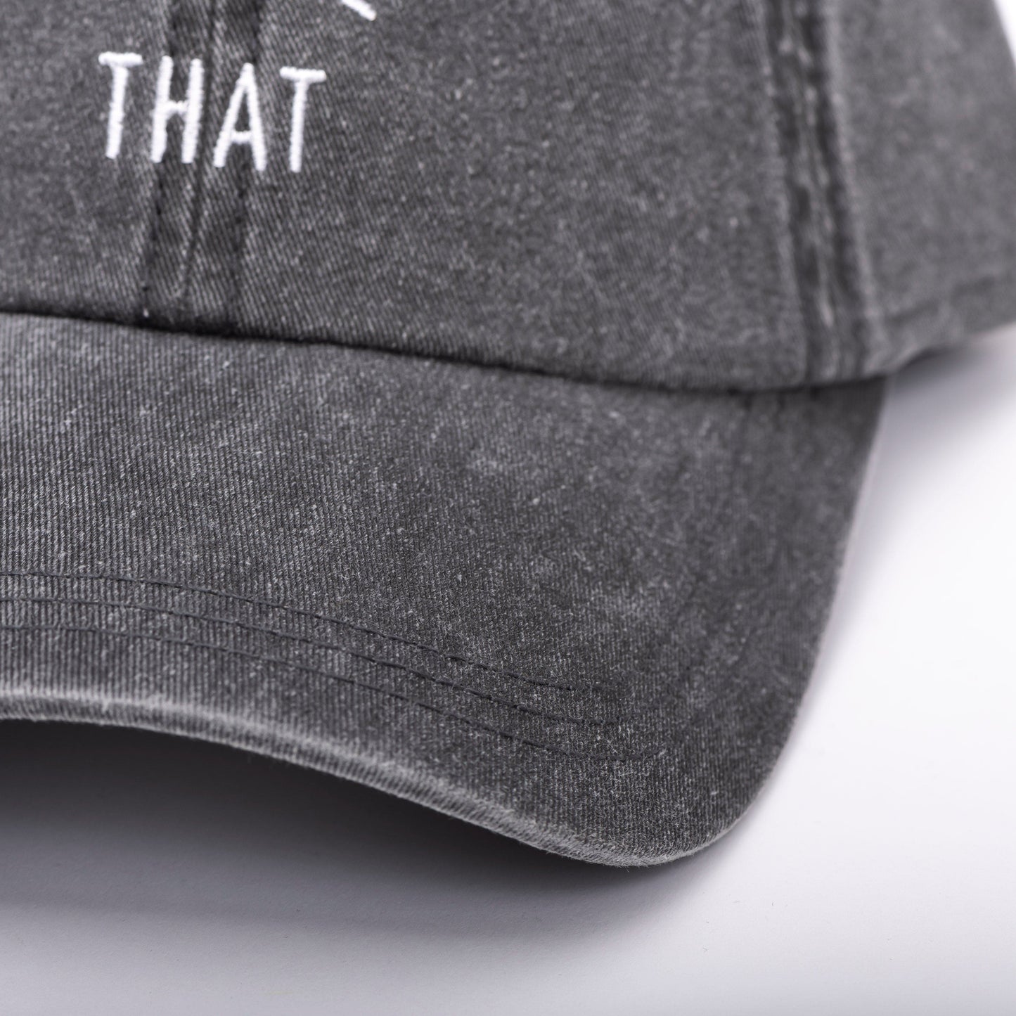 I'd Hike That Dad Hat - Faded Black
