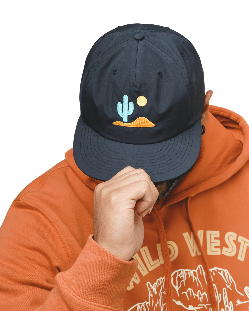 Lone Cactus Trail Hat Black – lifestyle view | Metro Variety Shop