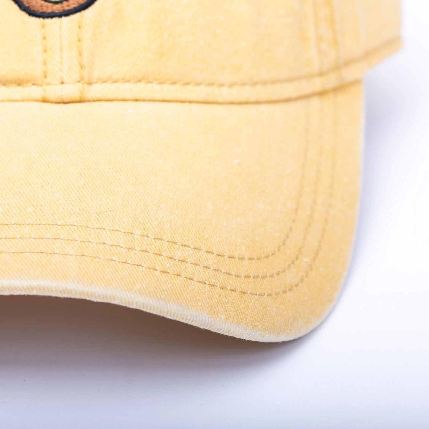 Mustard Wildbear Dad Hat - Unstructured Cotton Cap