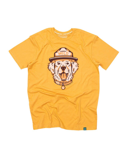 Wild Dog Unisex Tee in Mustard