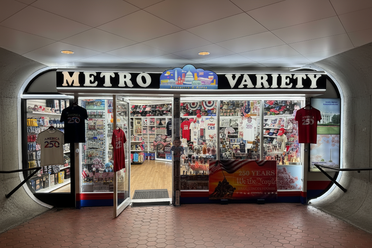 Metro Variety Storefront Photo – Clear View of Store Name